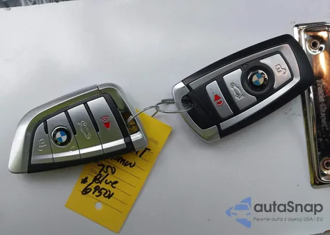 2013 BMW 750I xDrive из США, поврежденный, VIN WBAYB6C50DC998045